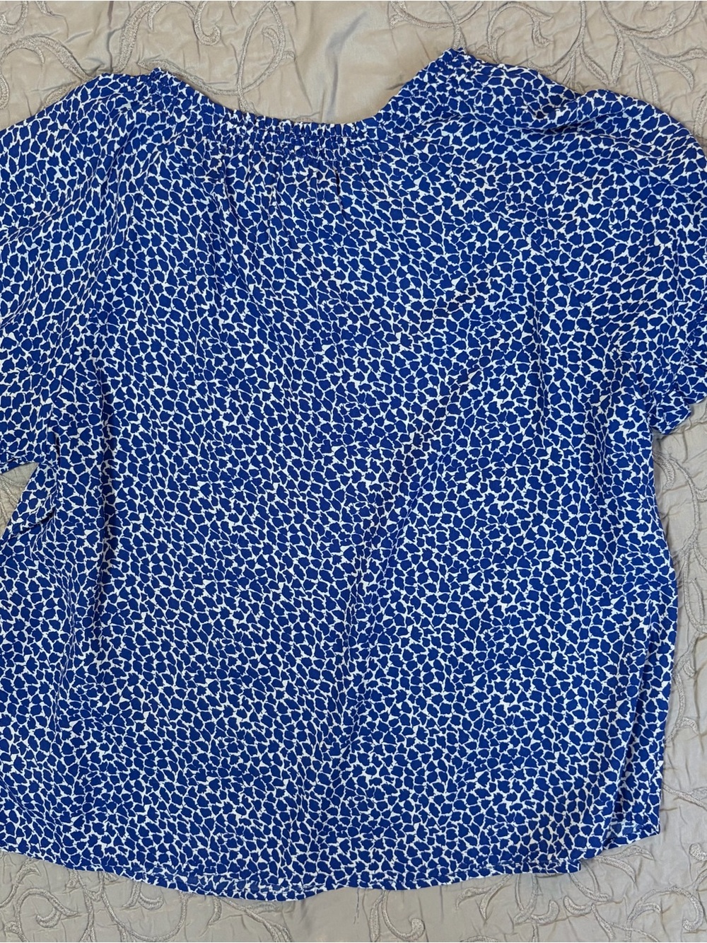 Lot Of 4 Women’s Medium 10 Blouses Polyester Loft Talbots Gap Workwear Shirts - Picture 3 of 13
